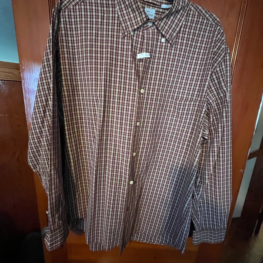 J Crew mens long sleeve Oxford